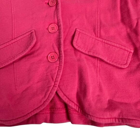 Hanna Andersson Pink Knit Blazer size 6 - Picture 3 of 6